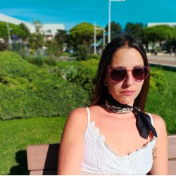 Borvoni, les Foulards du Bourbonnais - Modèle Ombre