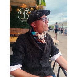 Borvoni, les Foulards du Bourbonnais - Modèle Lueur