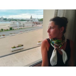 Borvoni, les Foulards du Bourbonnais - Modèle Aurore