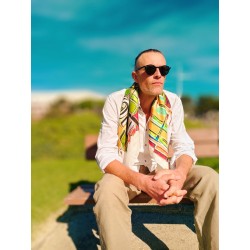 Borvoni, les Foulards du Bourbonnais - Modèle Aurore