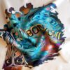 Crépuscule 45x45 foulard soie twist Borvoni les foulards du Bourbonnais Soie 45x45 cm Crépuscule 45x45 foulard soie twist Borvoni les foulards du Bourbonnais Soie 45x45 cm