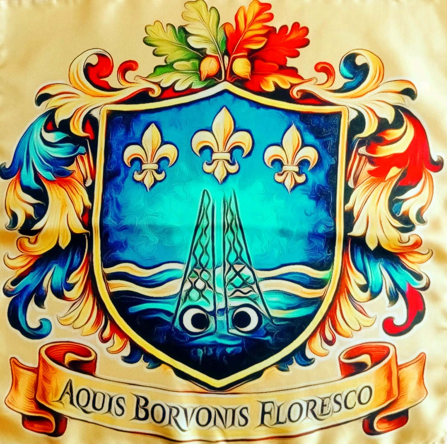 Unknown Source foulard soie Borvoni les Foulards du Bourbonnais