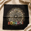 Borvoni - Les foulards du Bourbonnais. Modèle Ombre