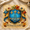 Borvoni - Les foulards du Bourbonnais. Modèle Source